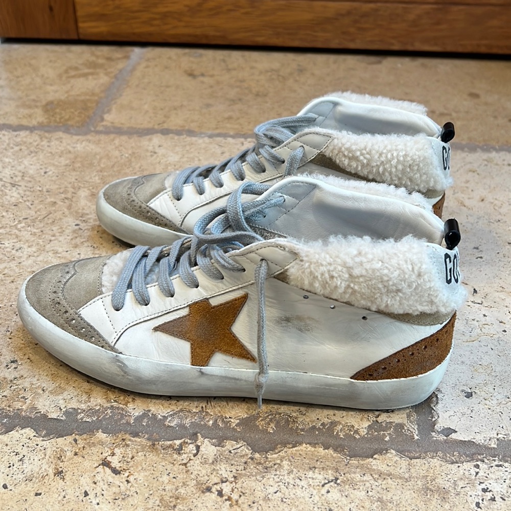 Shearling Midi Star
